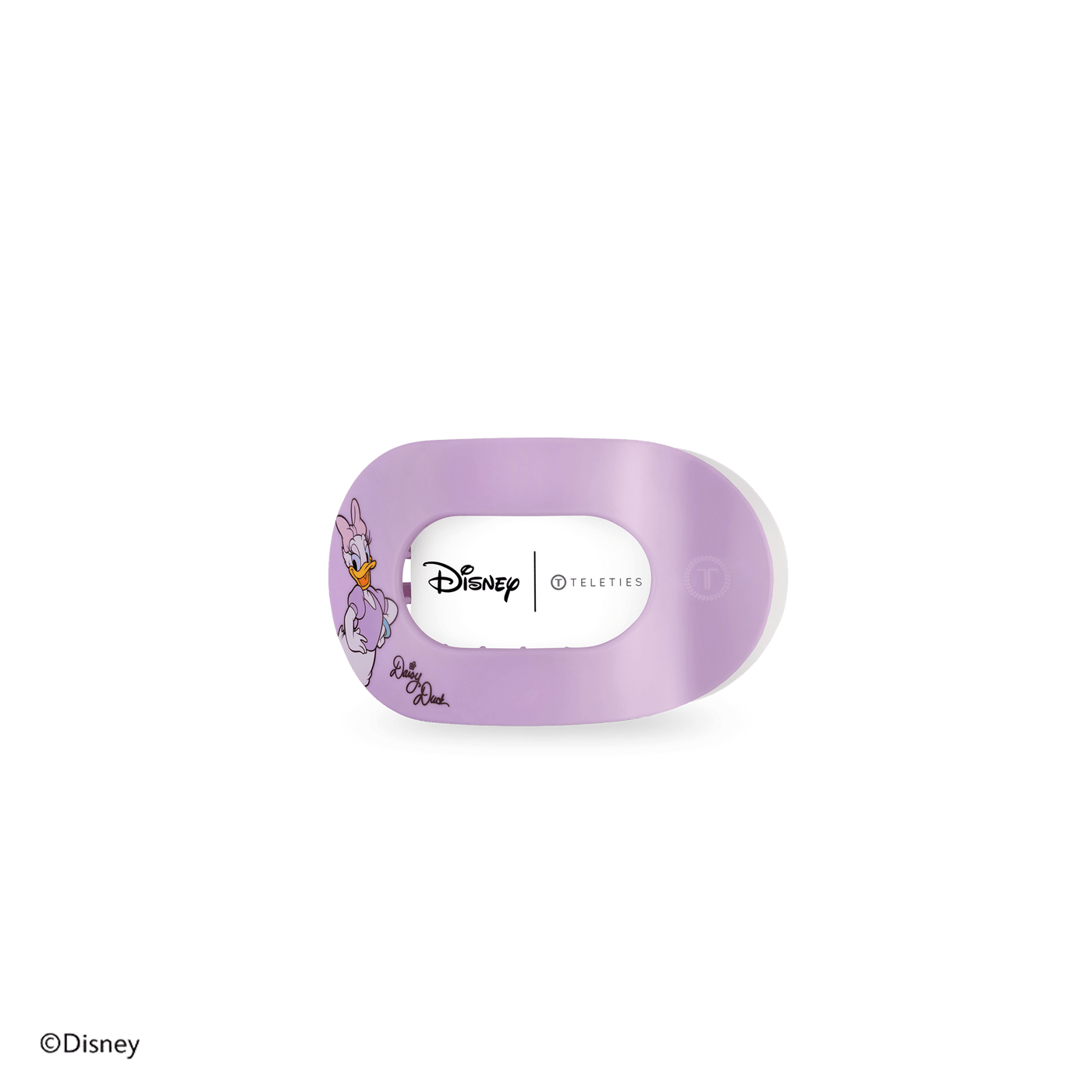 Daisy Duck Tiny Flat Round Hair Clip