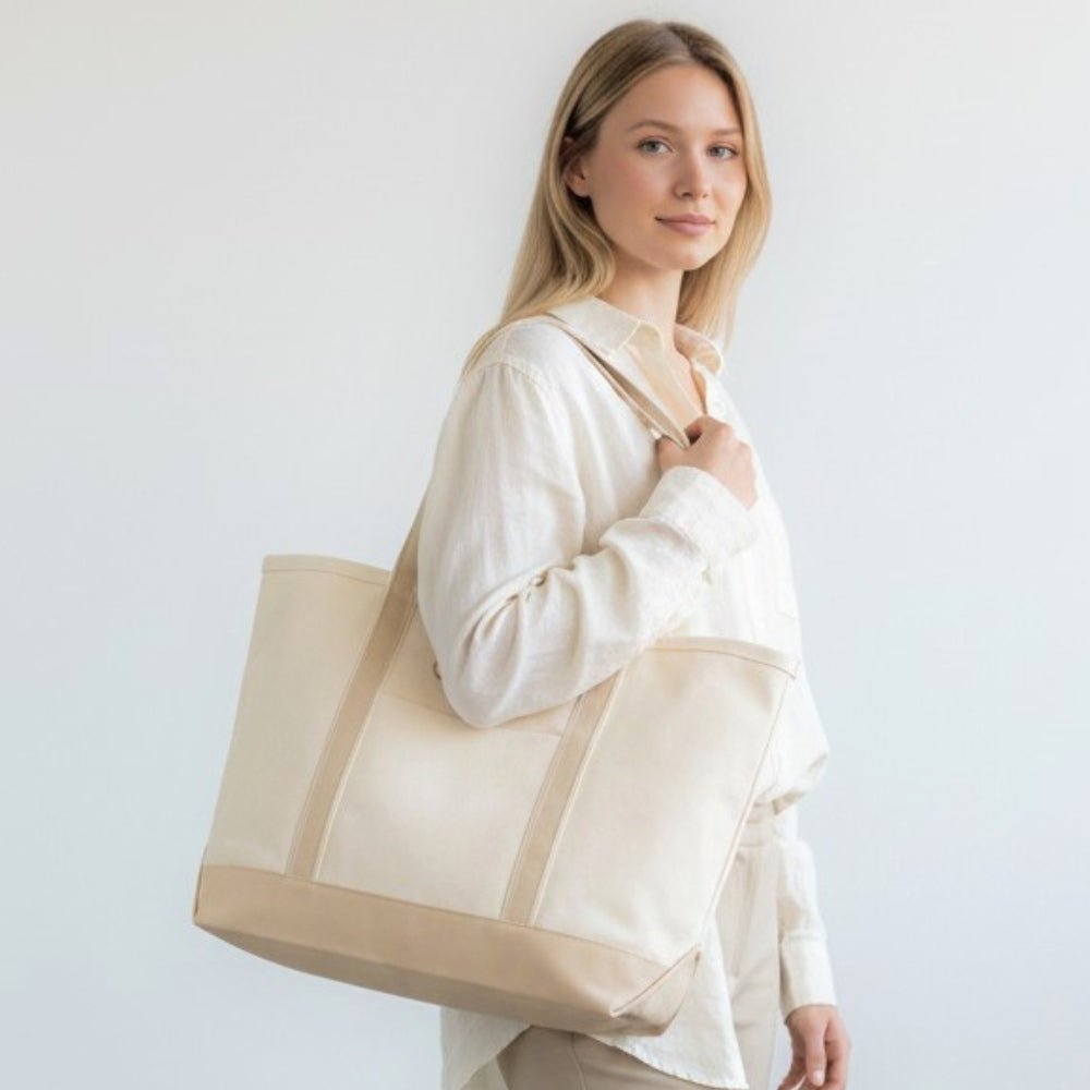 TELETIES Have a Great Hair Day Canvas Tote