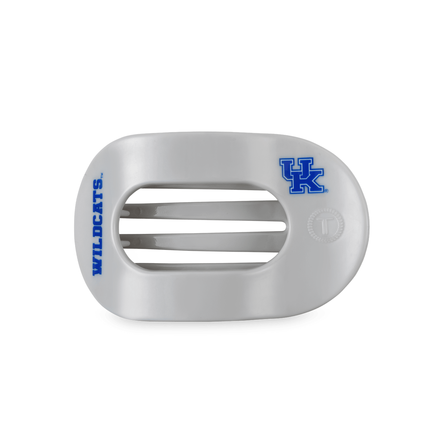 Go Big Blue! Medium Flat Round Hair Clip