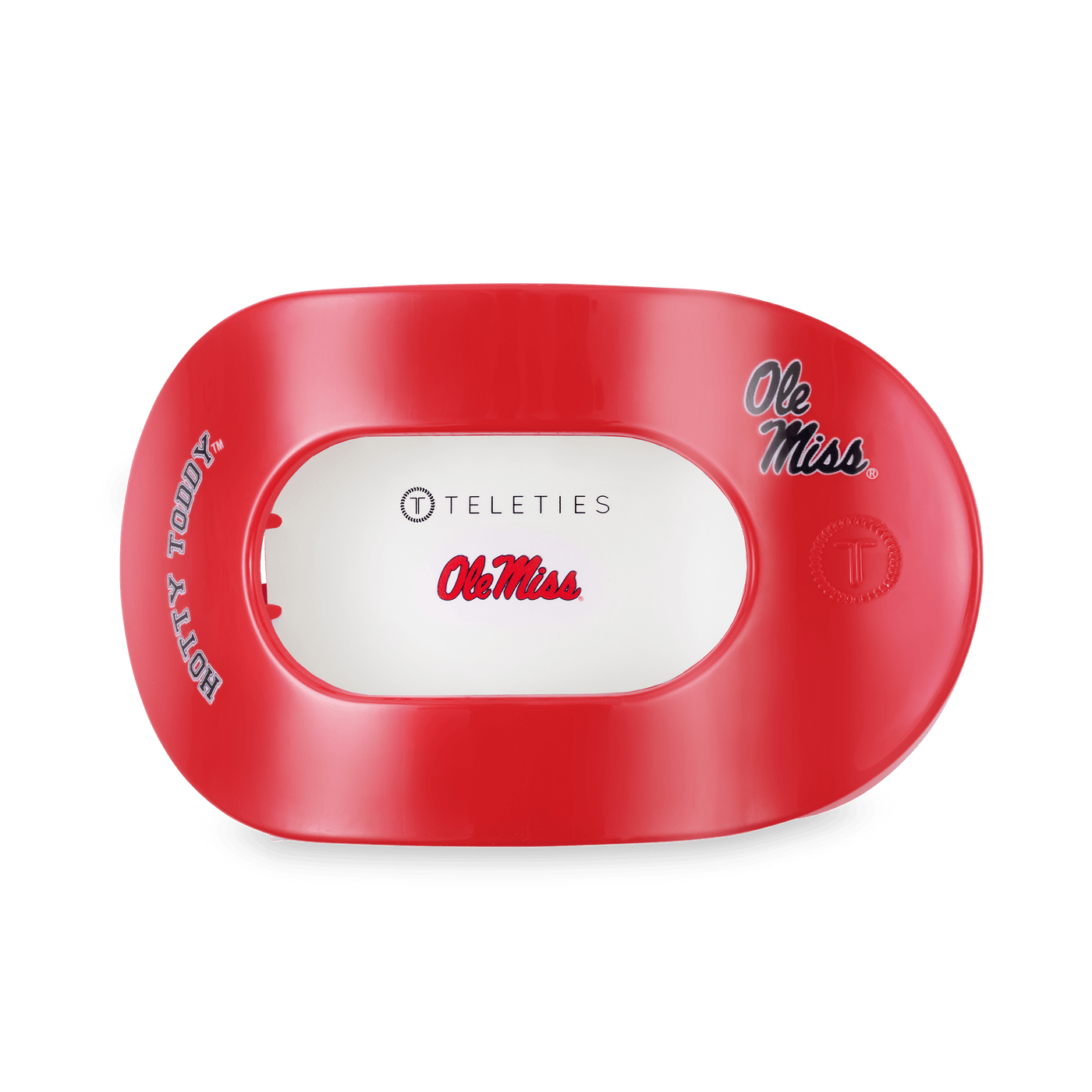 Hotty Toddy! Large Flat Round Hair Clip
