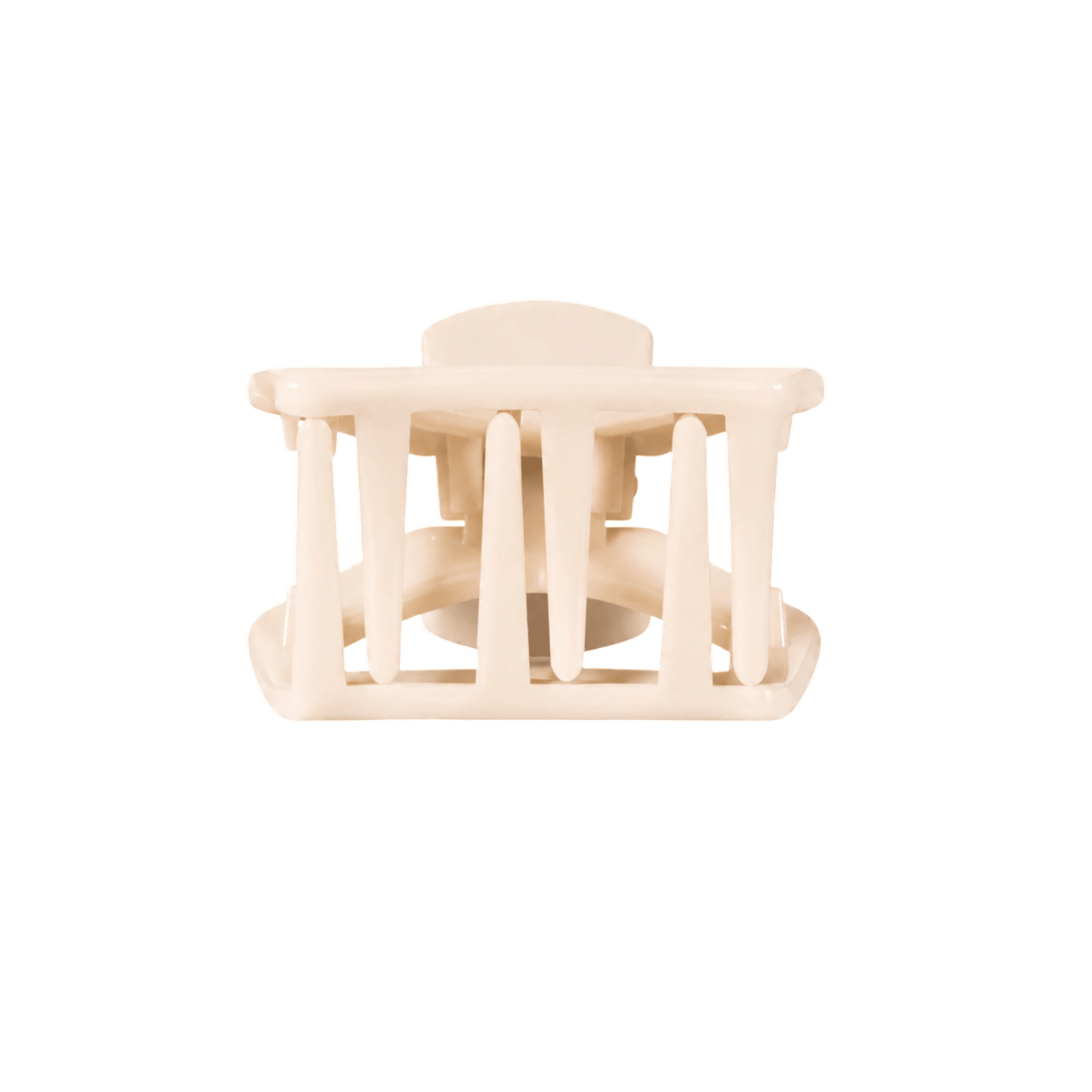 Open Almond Beige Petite Hair Clip