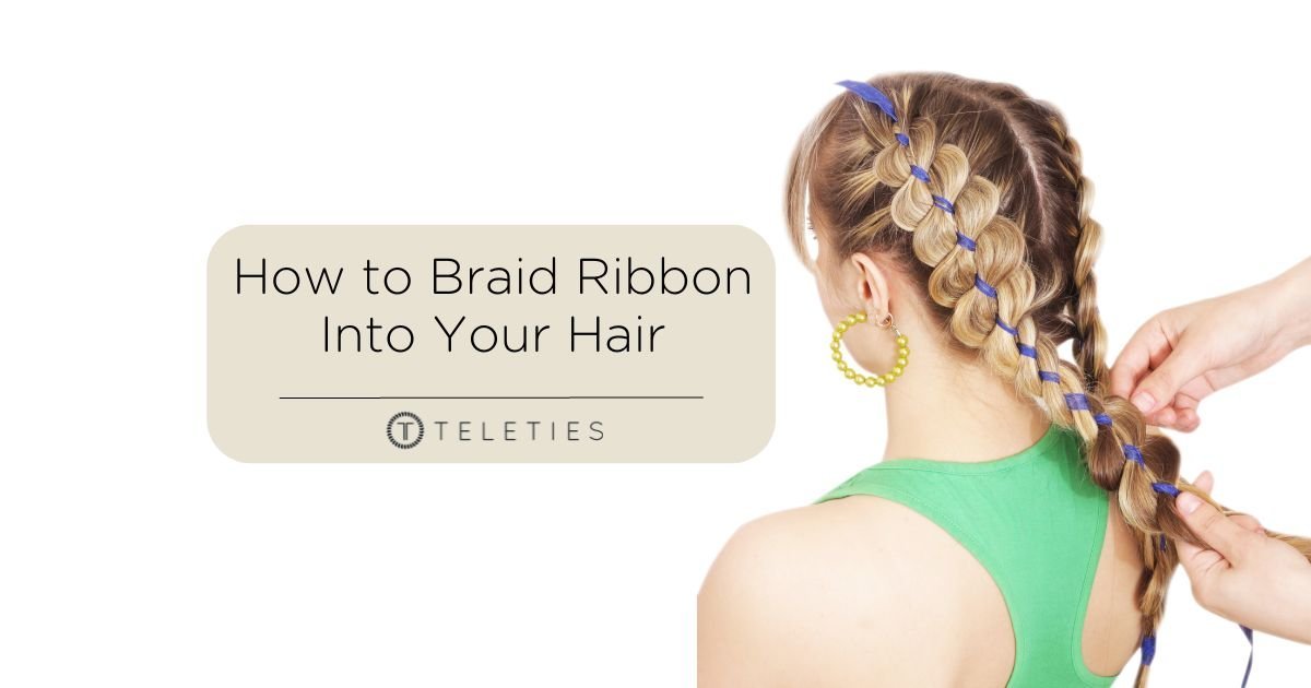 How to Braid a Ribbon Into Your Hair Easily - Tutorial