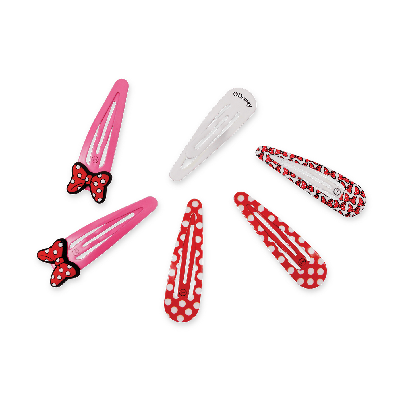Minnie Mouse Snap Clip (6ct)