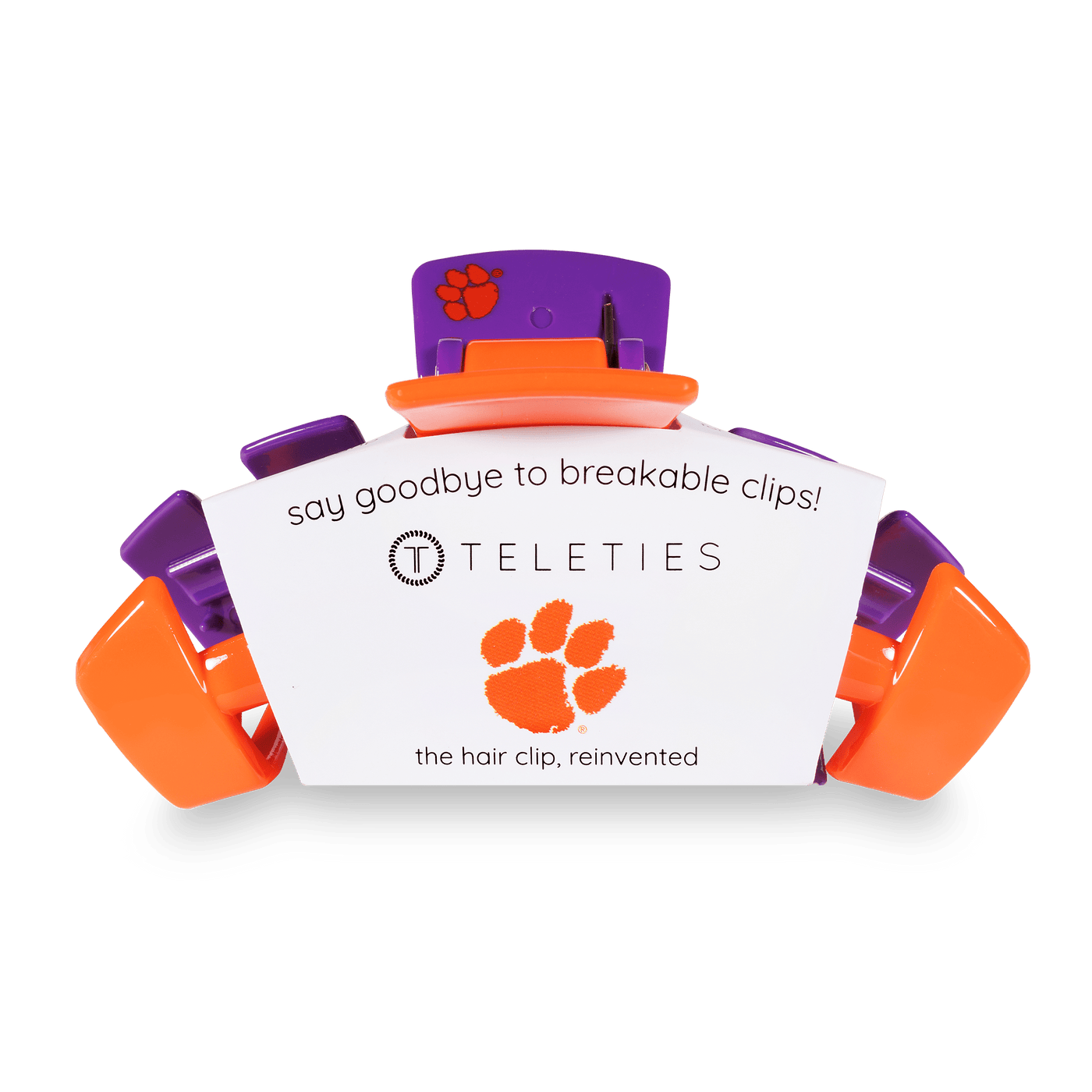 Clemson University Large Claw Clip