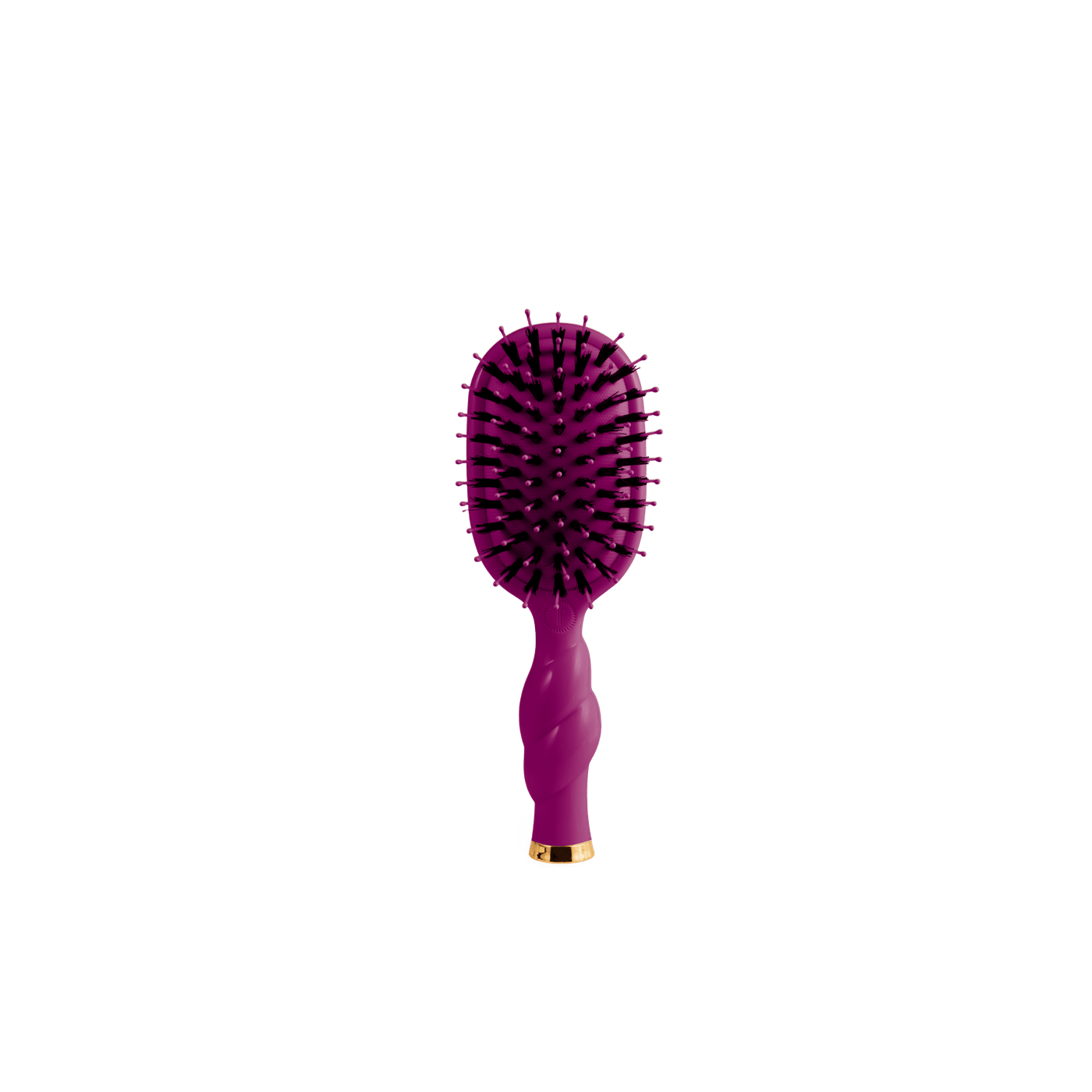 Mini Boar Bristle Hair Brush - Mulberry