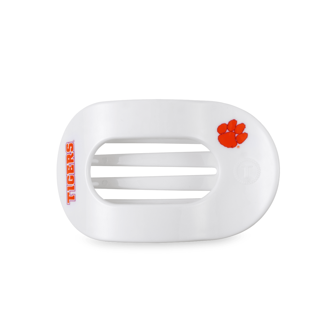 Go Tigers! Medium Flat Round Hair Clip