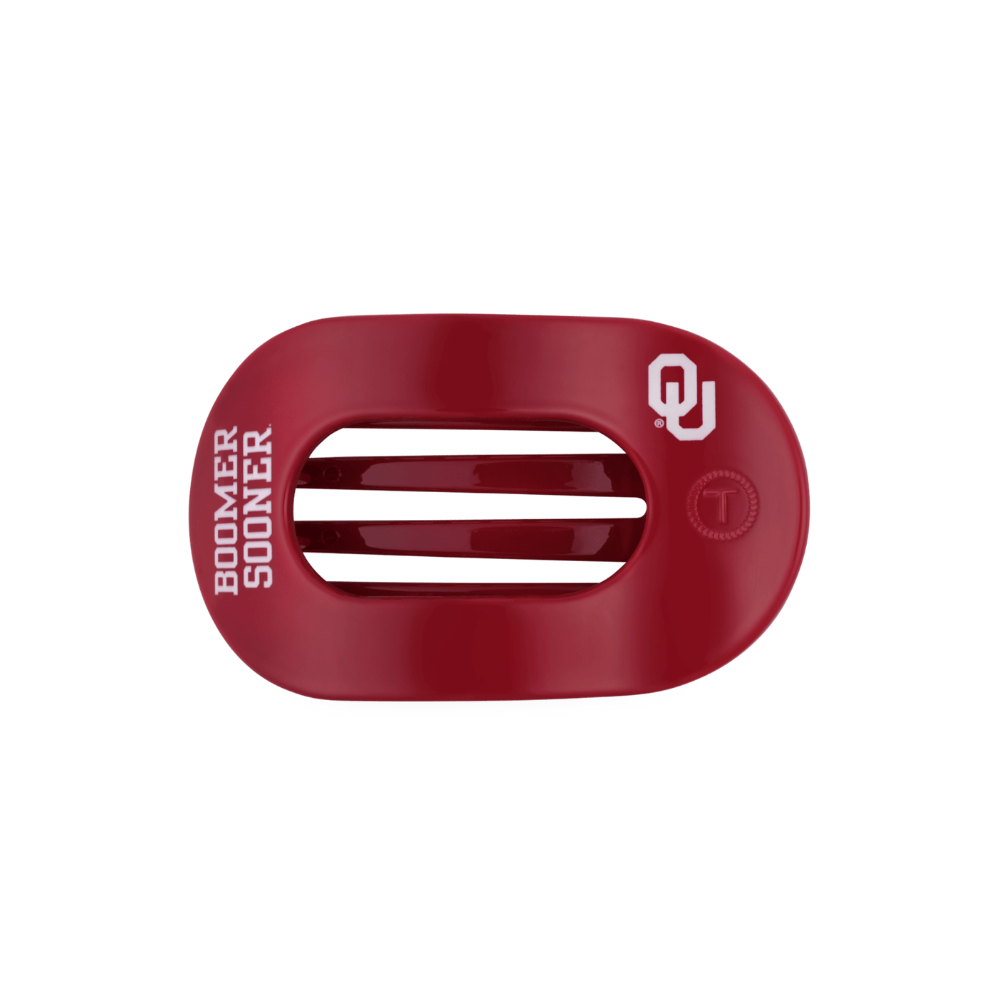 Boomer Sooner! Medium Flat Round Hair Clip