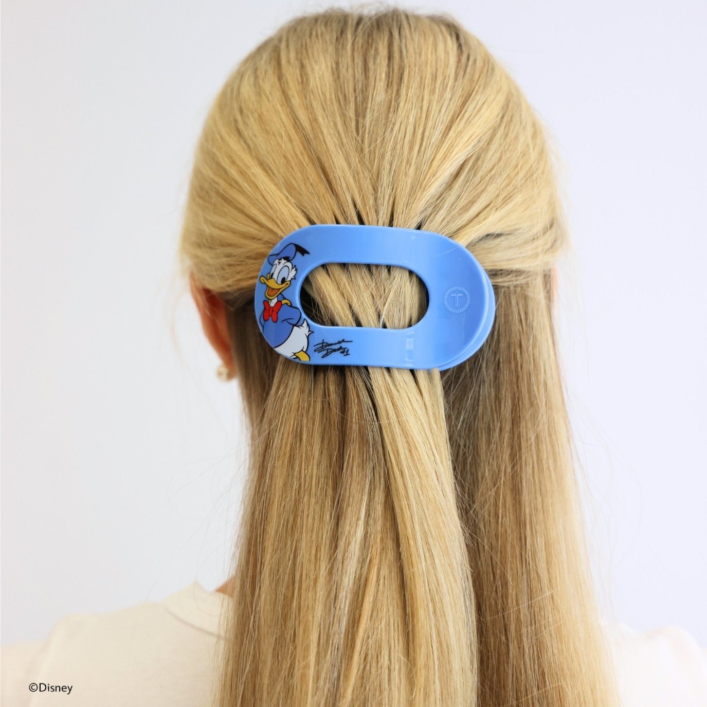 Donald Duck Medium Flat Round Hair Clip