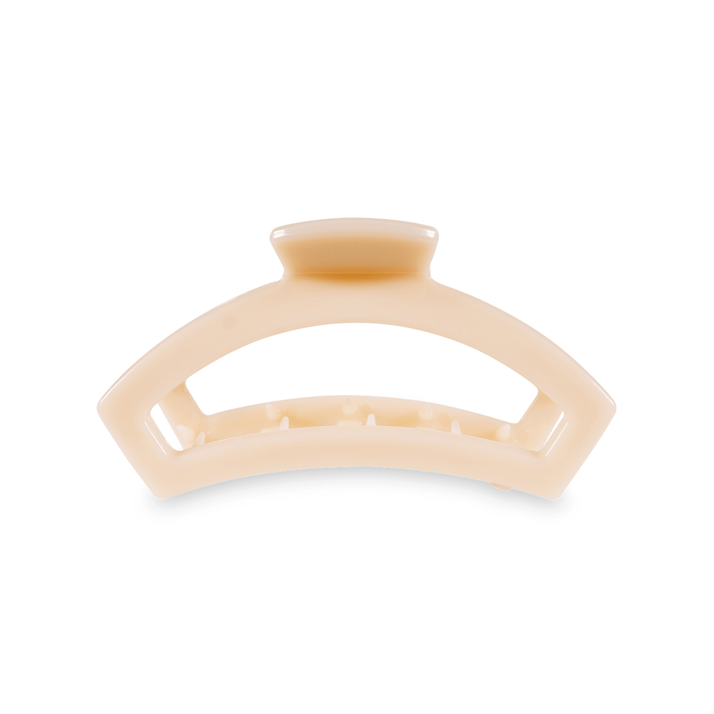 Open Almond Beige Medium Hair Clip