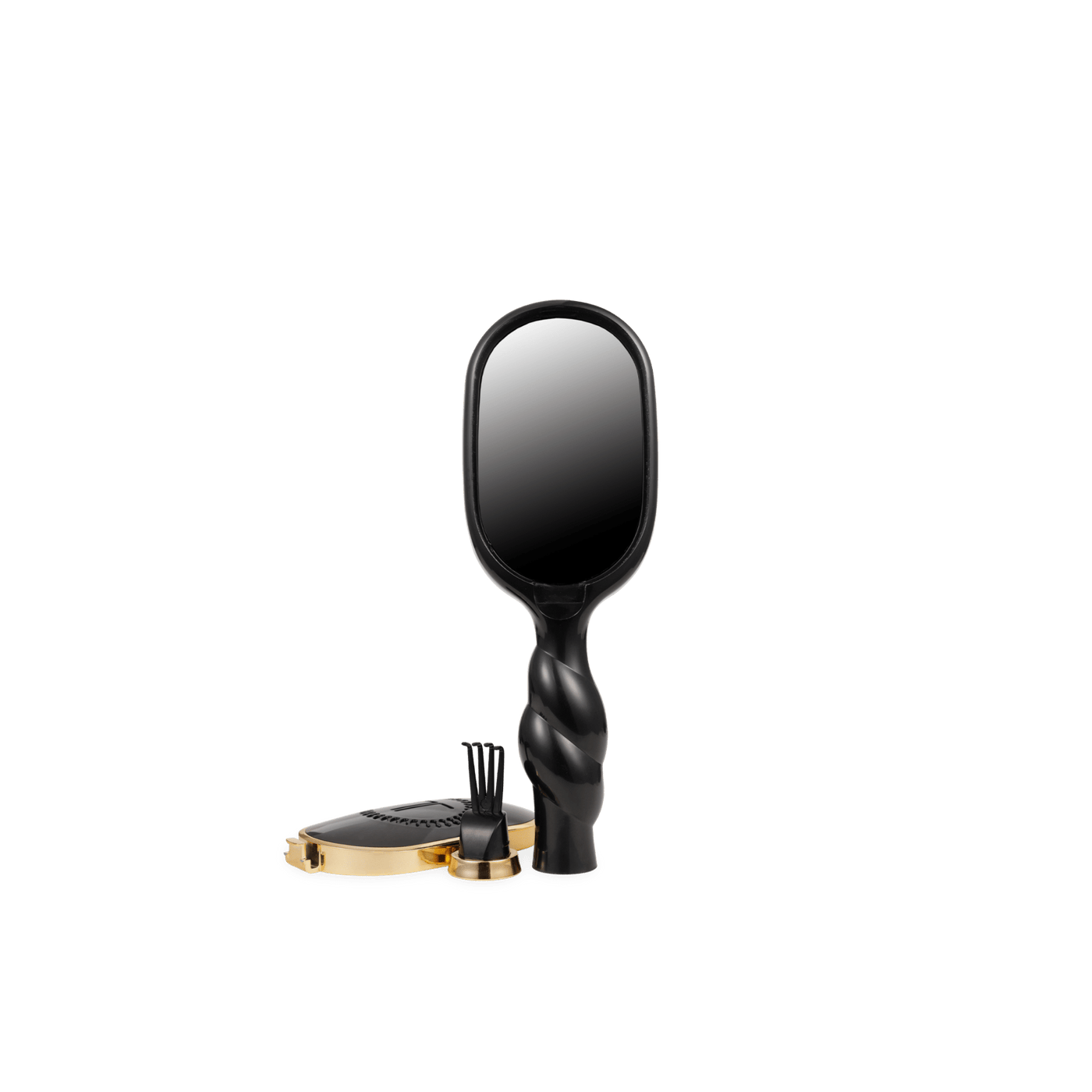 Mini Detangler Hair Brush for Medium Hair - Jet Black