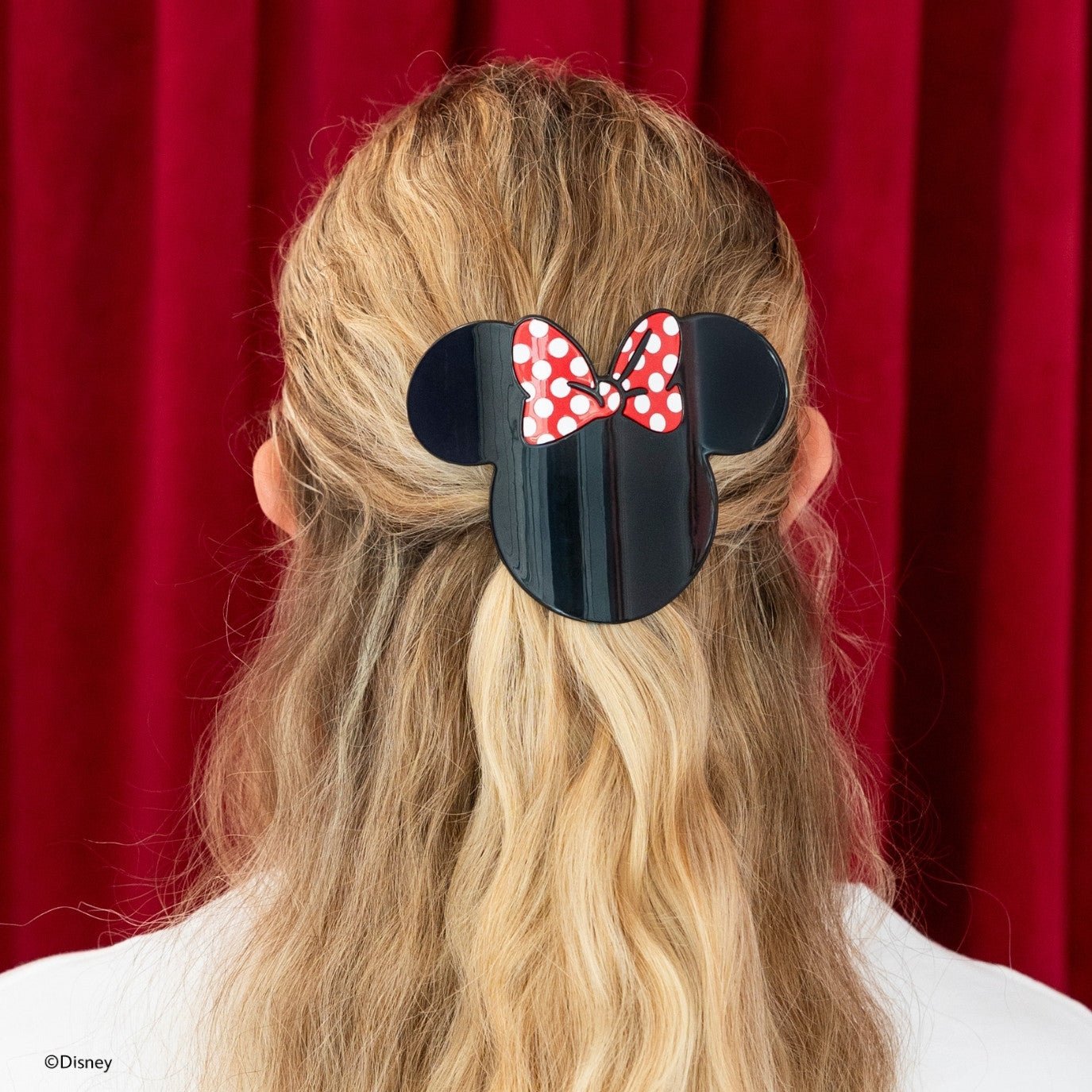 Disney: Minnie Mouse Shaped Medium Flat Hair Clip