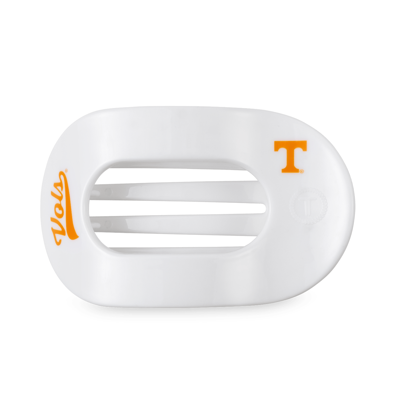 Go Vols! Large Flat Round Hair Clip