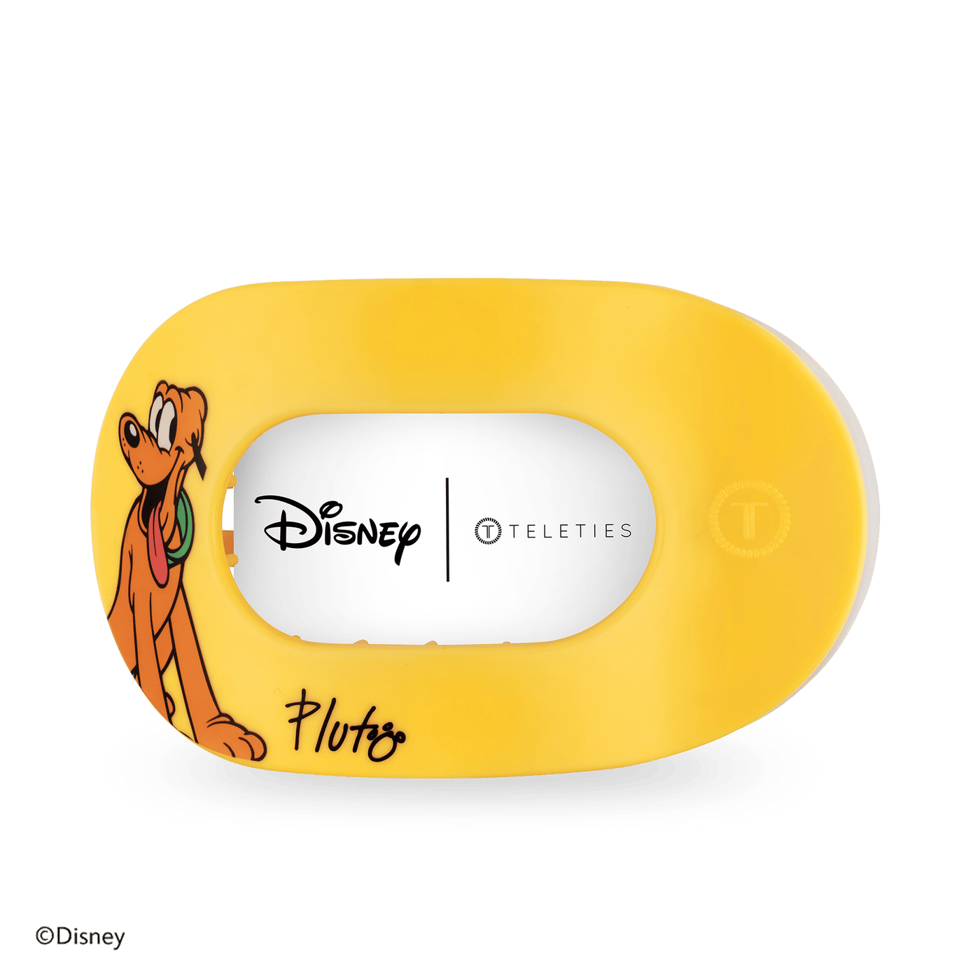 Pluto Large Flat Round Hair Clip