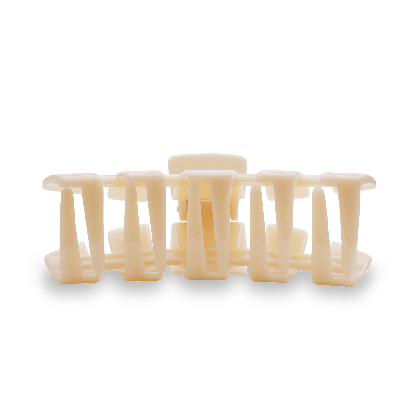 Classic Almond Beige Large Claw Clip