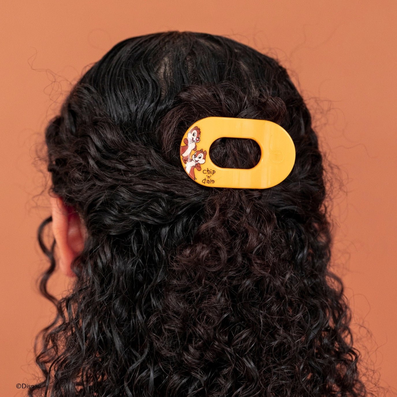 Chip 'N Dale Tiny Flat Round Hair Clip