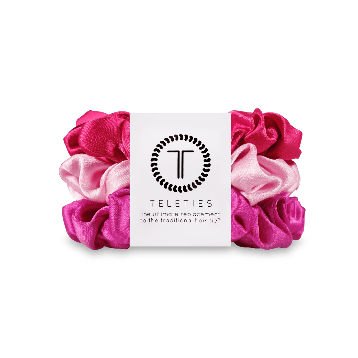 Rose All Day Large Silk Scrunchies