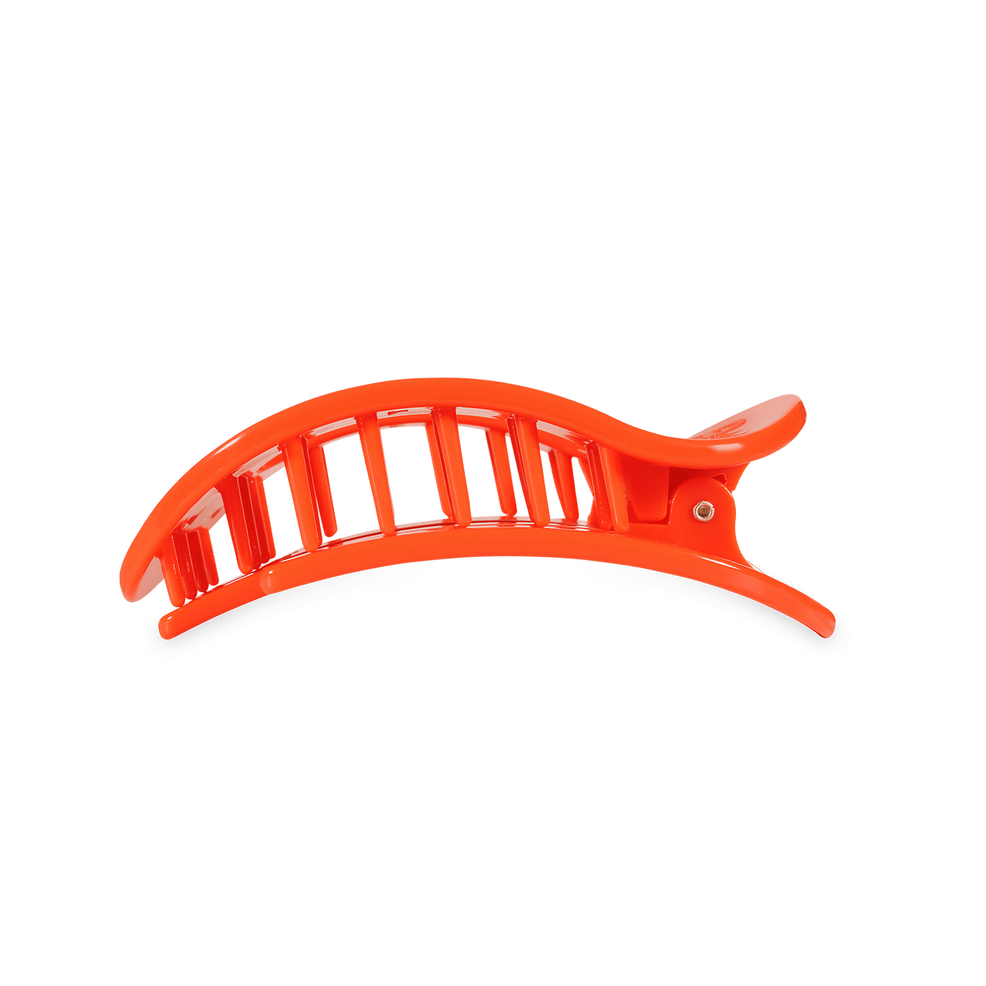 Go Canes! Medium Flat Round Hair Clip