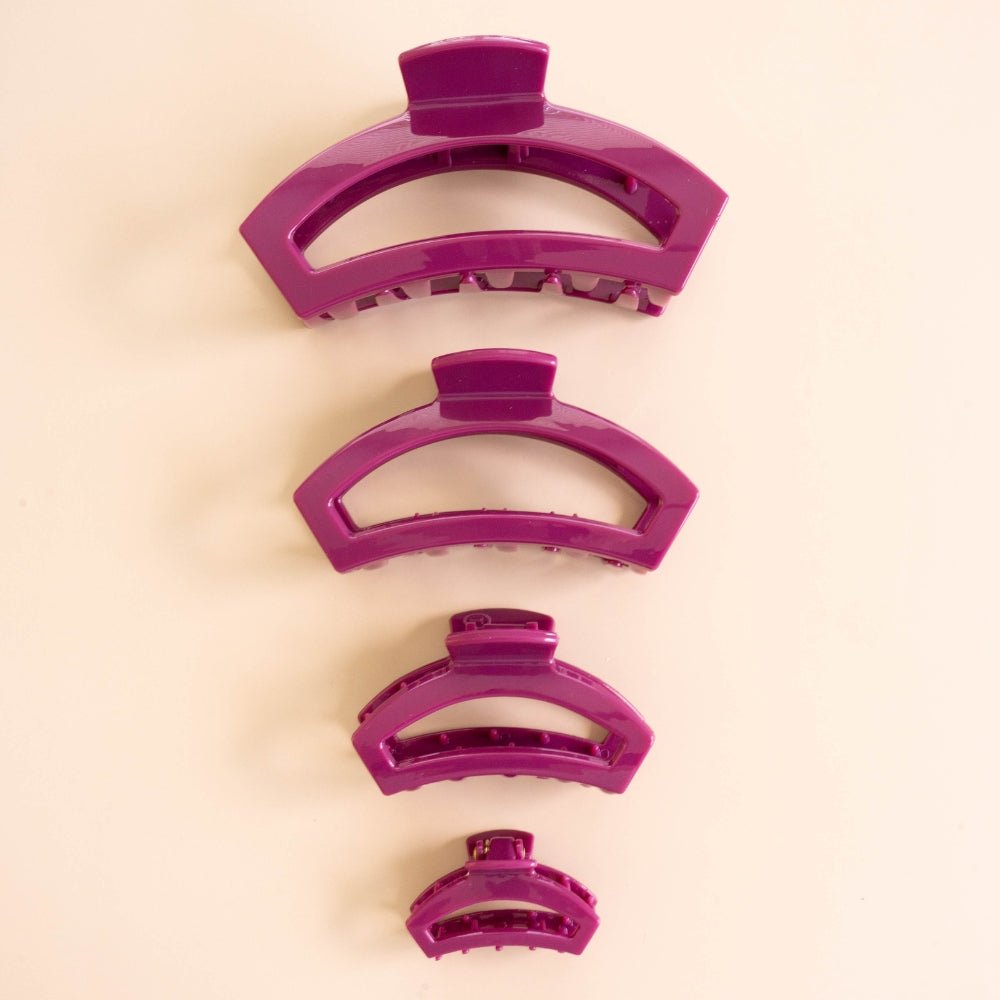 Open Mulberry Small Hair Clip