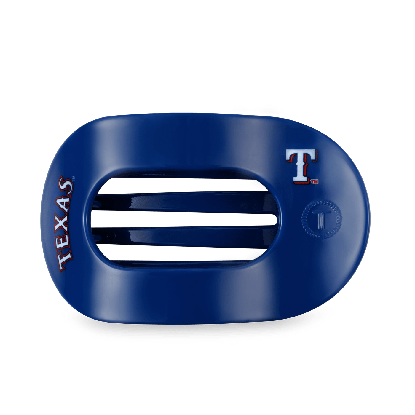 Texas Rangers Large Flat Round Hair Clip