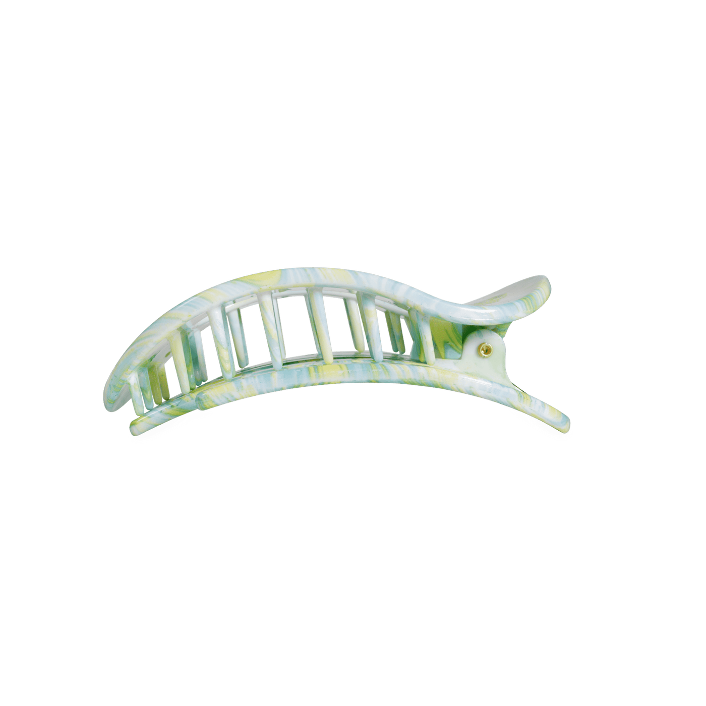 By the Sea Shore Medium Flat Round Hair Clip