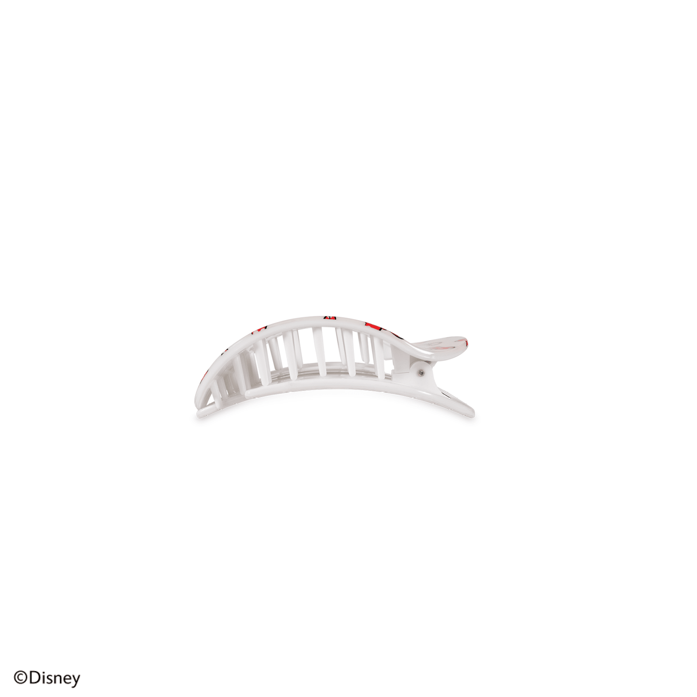 Minnie Mouse Loves Her Bows! Tiny Flat Round Hair Clip