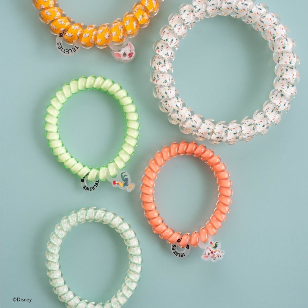 Pua and Heihei Mixed Hair Ties