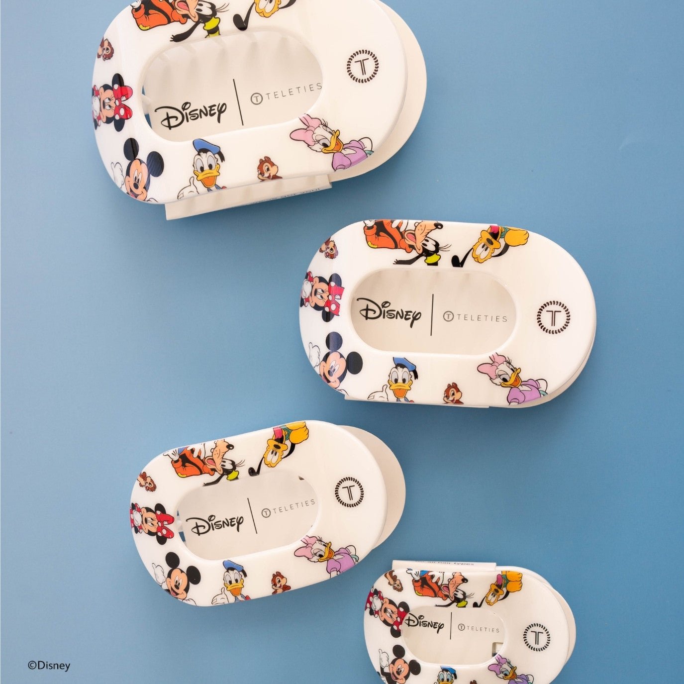 Mickey and Friends Small Flat Round Hair Clip