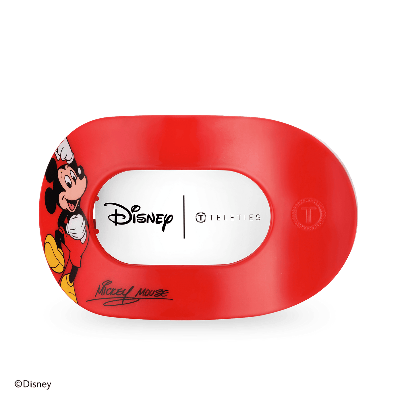 Mickey Mouse Large Flat Round Hair Clip