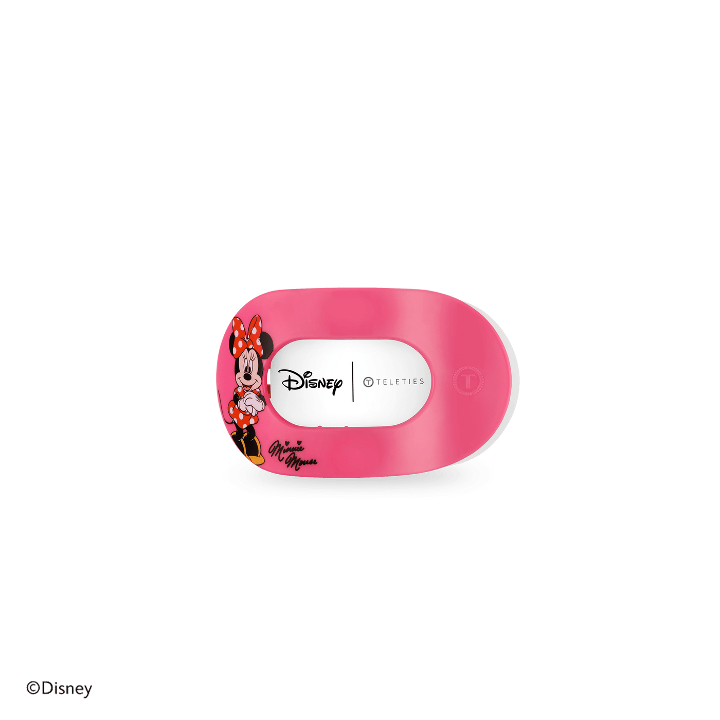 Minnie Mouse Tiny Flat Round Hair Clip