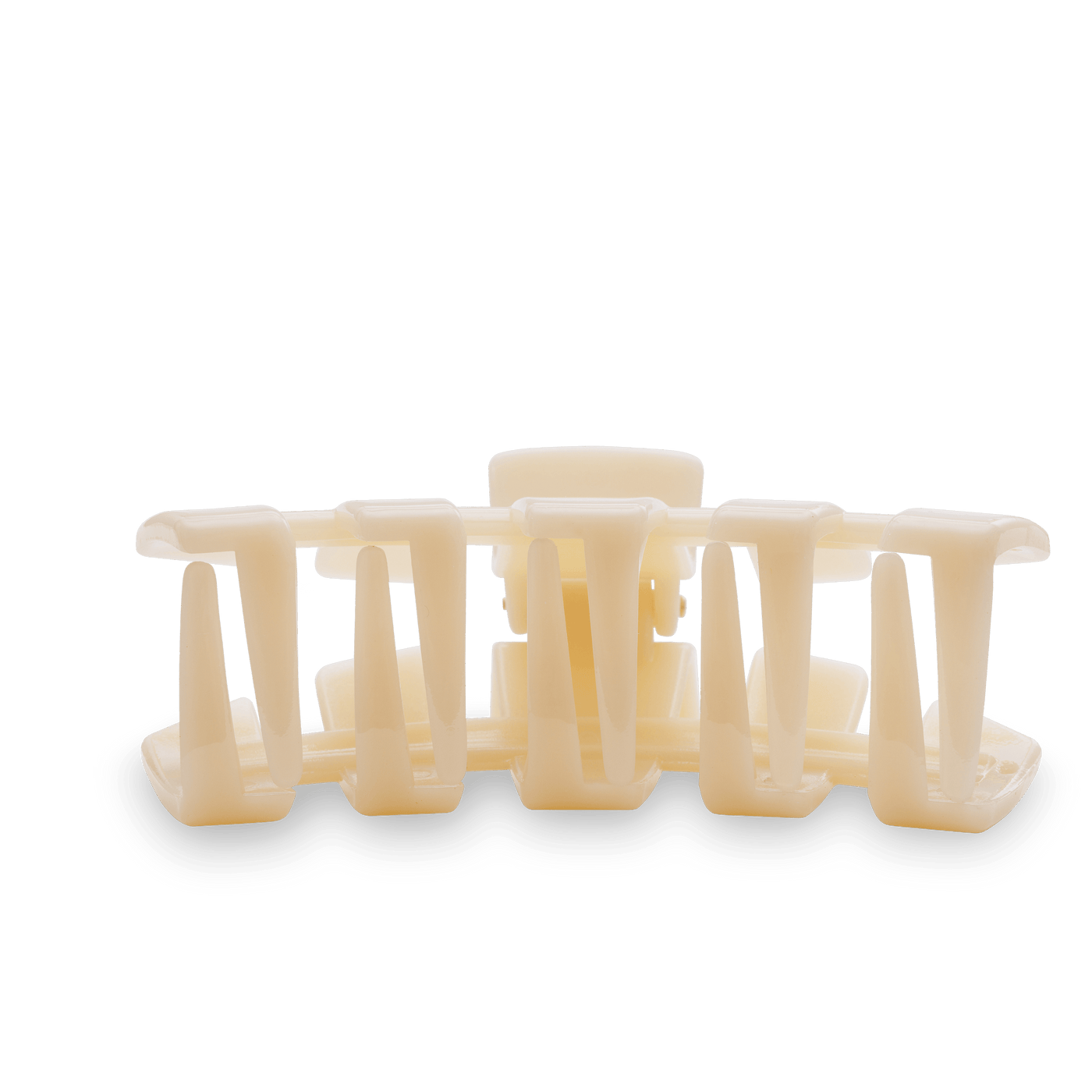 Classic Almond Beige Medium Claw Clip