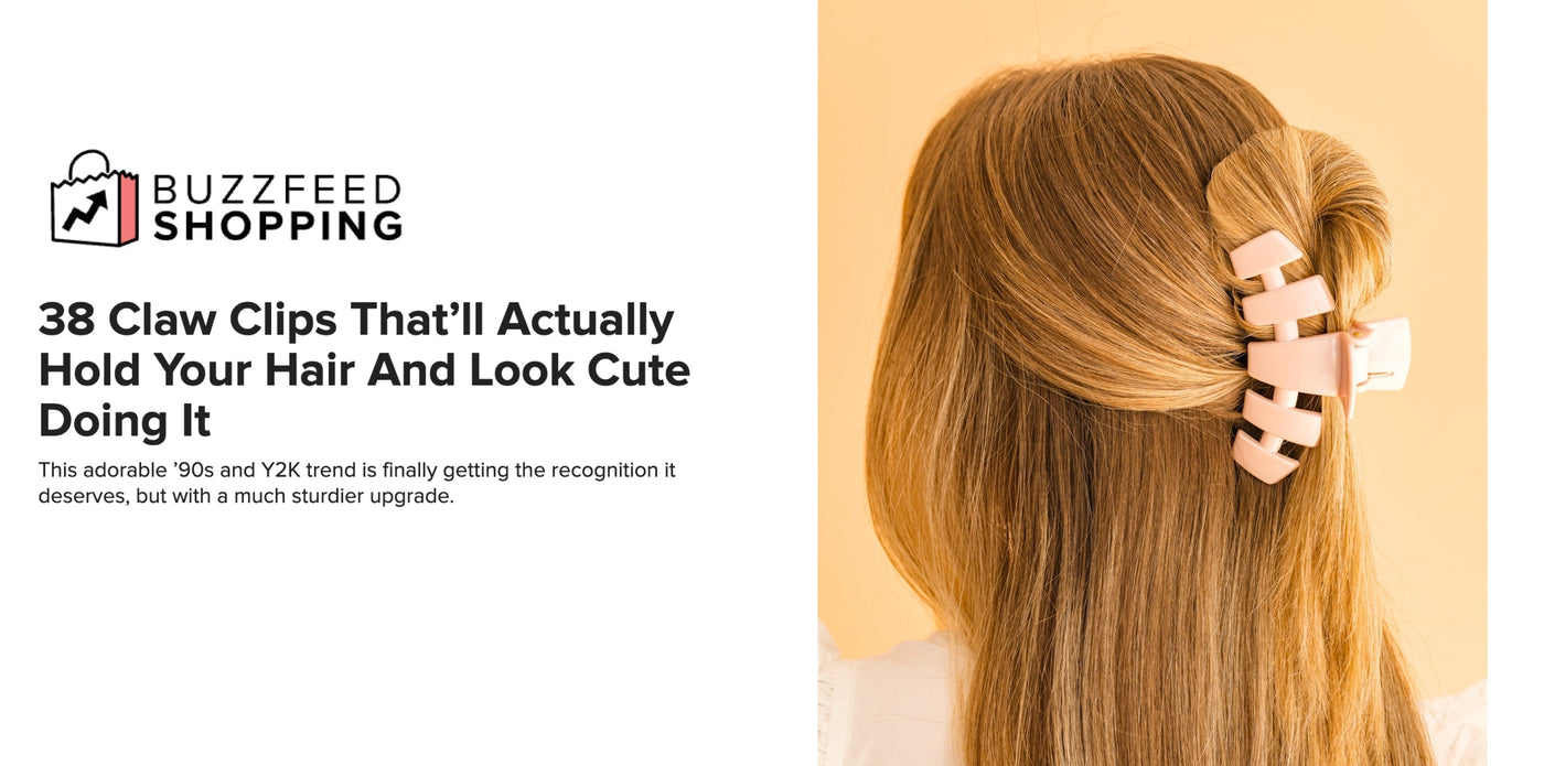 38 Claw Clips That’ll Actually Hold Your Hair And Look Cute Doing It