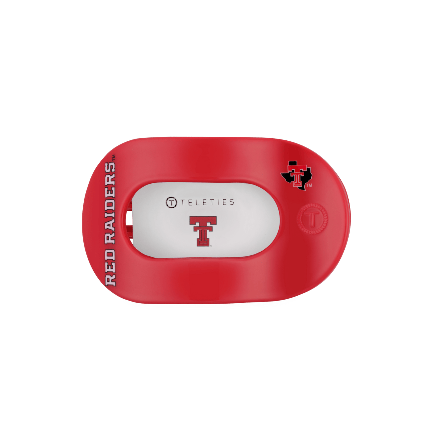 Wreck 'Em Tech! Medium Flat Round Hair Clip