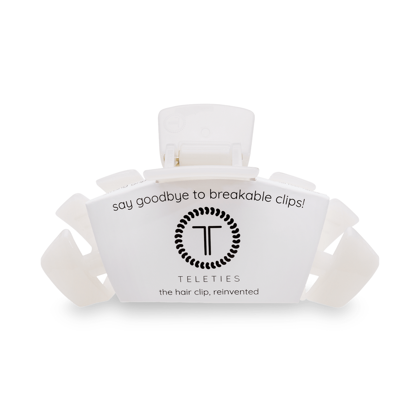 Classic Coconut White Large Claw Clip