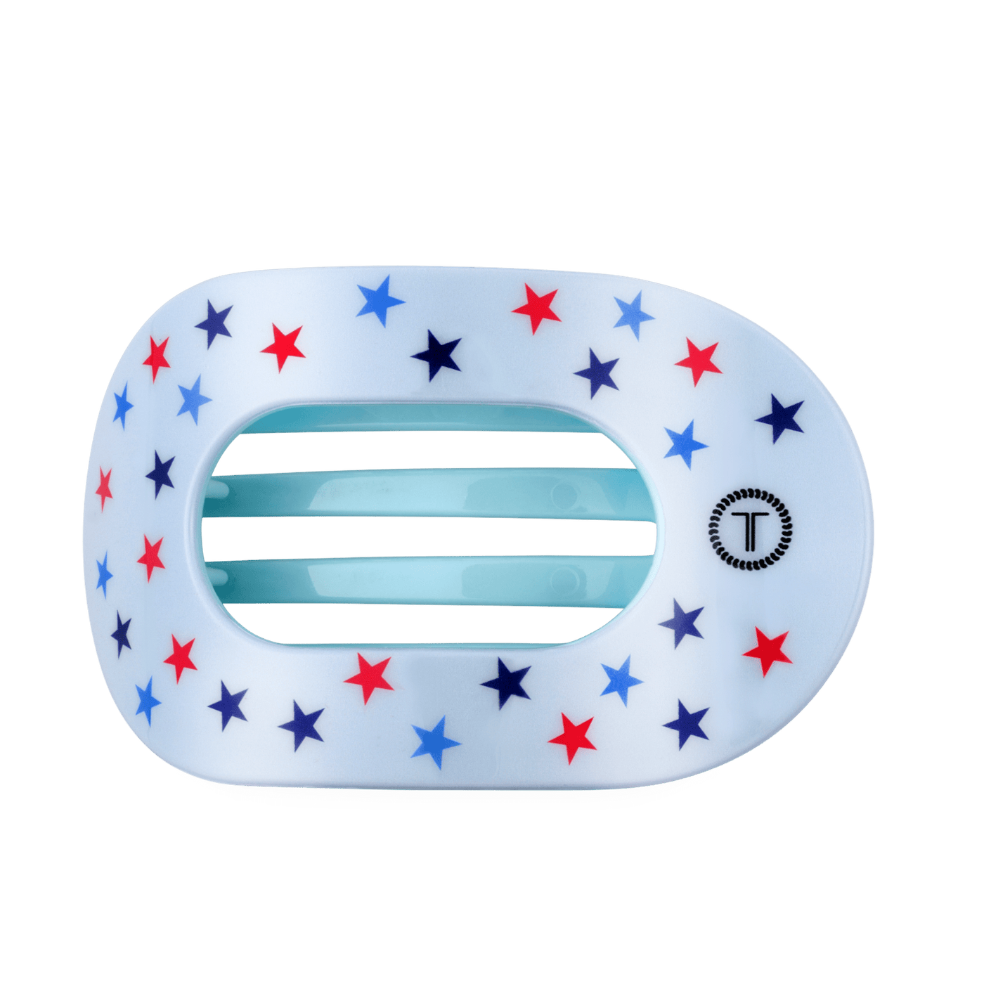 United We Sparkle Large Flat Round Hair Clip
