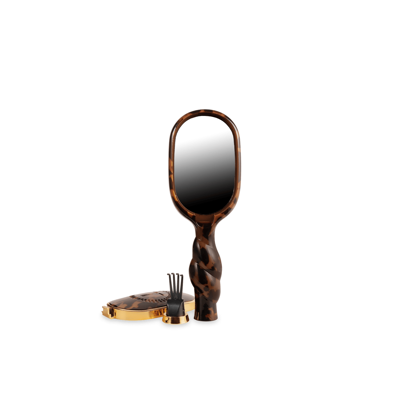 Mini Detangler Hair Brush for Medium Hair - Tortoise