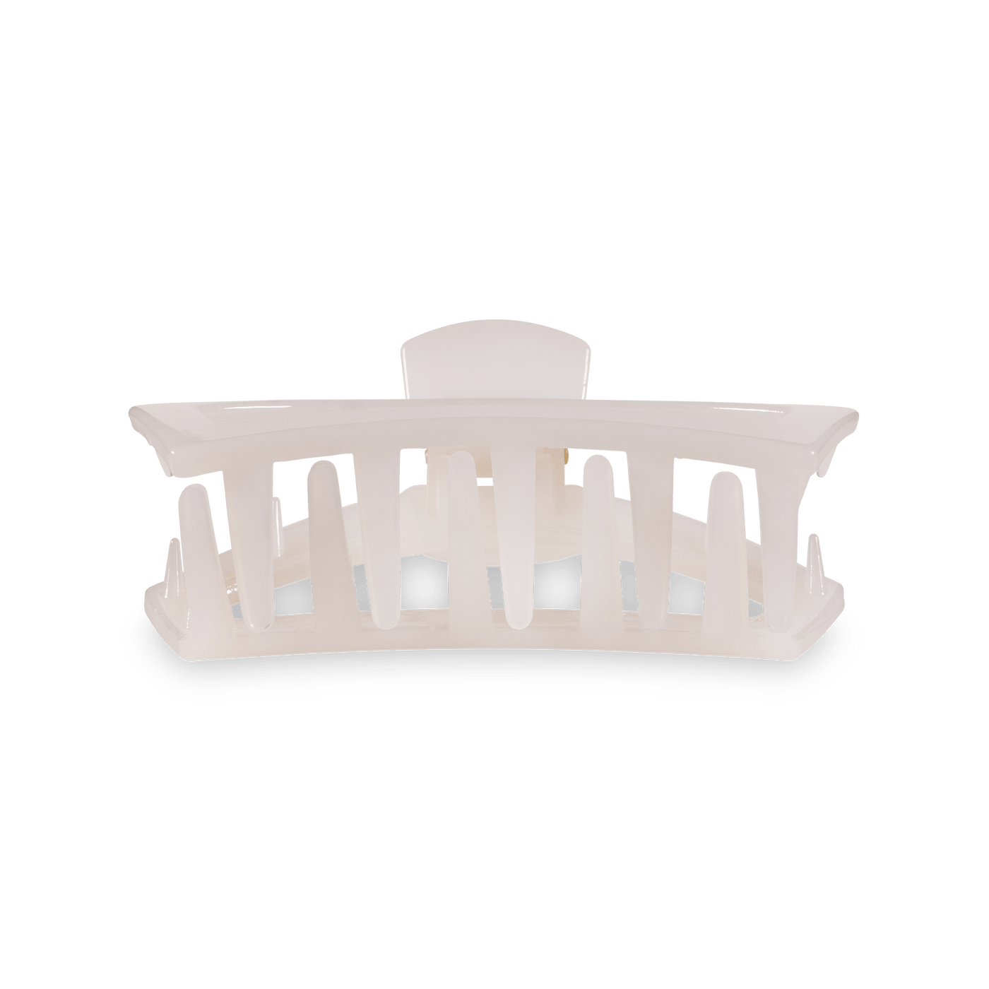 Open Coconut White Medium Hair Clip