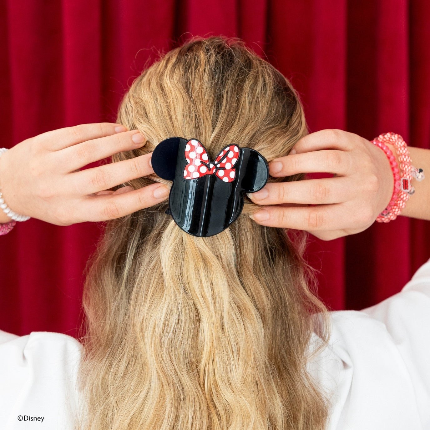 Disney: Minnie Mouse Shaped Small Flat Hair Clip