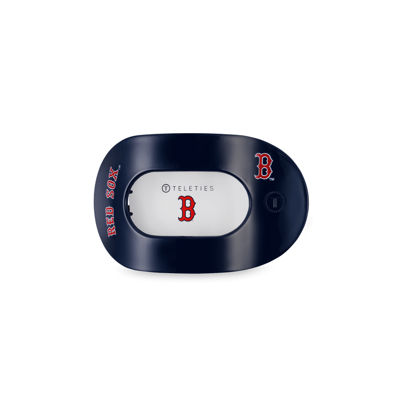 Boston Red Sox Small Flat Round Hair Clip