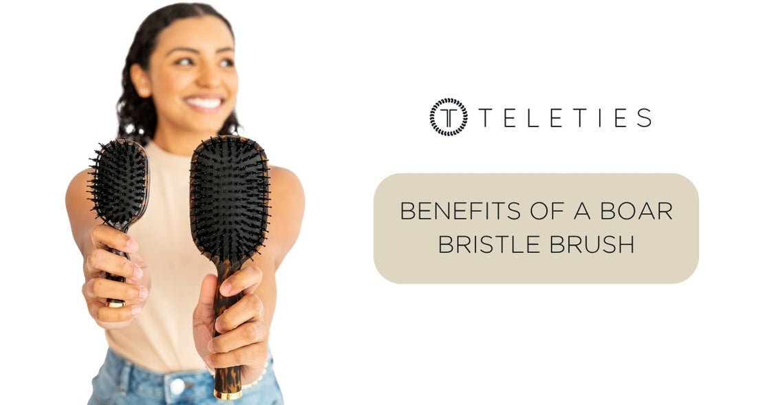 Boar Bristle Hair Brush Benefits | TELETIES