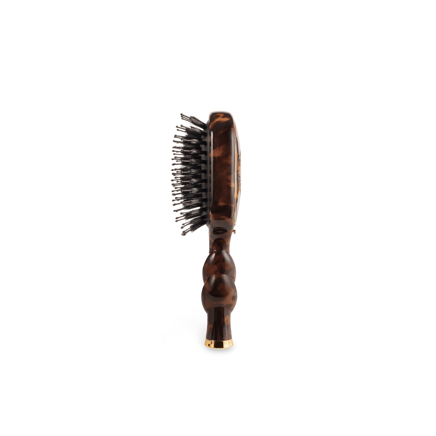 Mini Boar Bristle Hair Brush - Tortoise