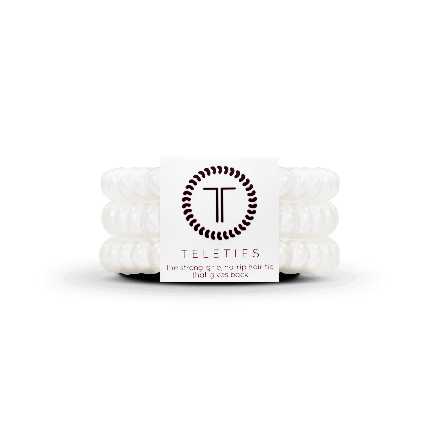 Coconut White Small Hair Ties