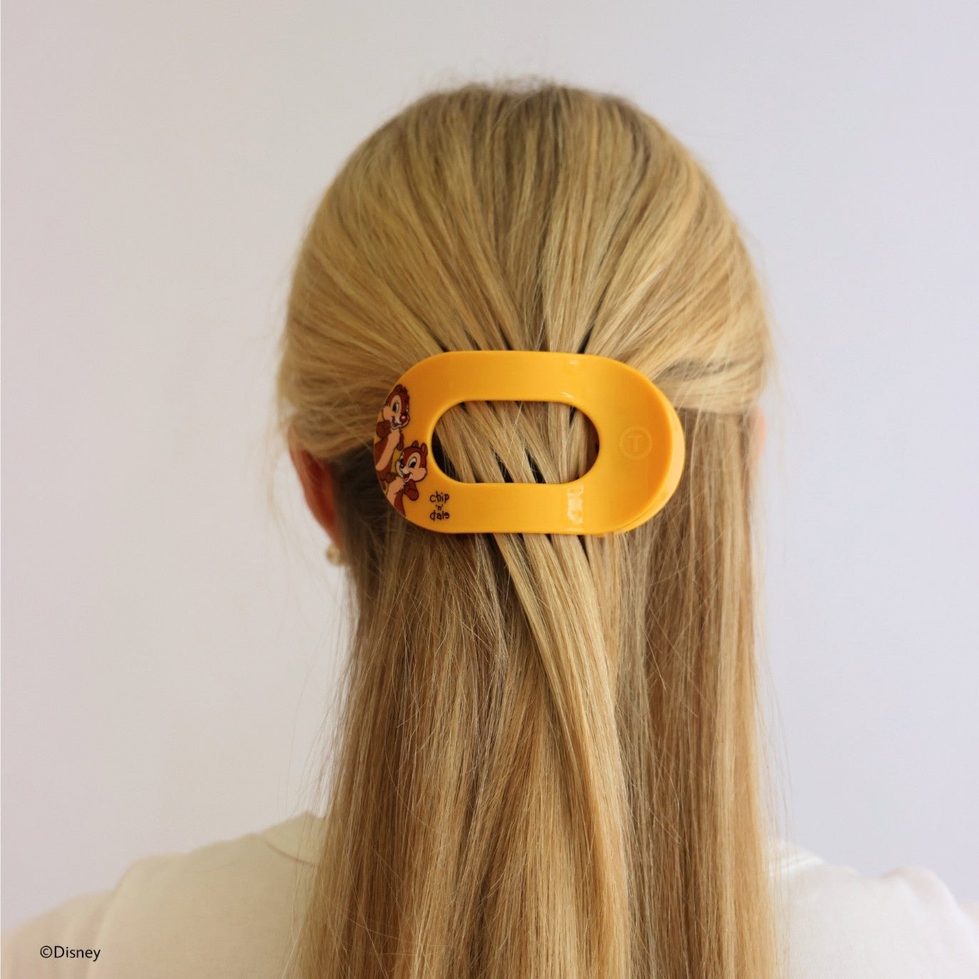 Chip 'N Dale Medium Flat Round Hair Clip