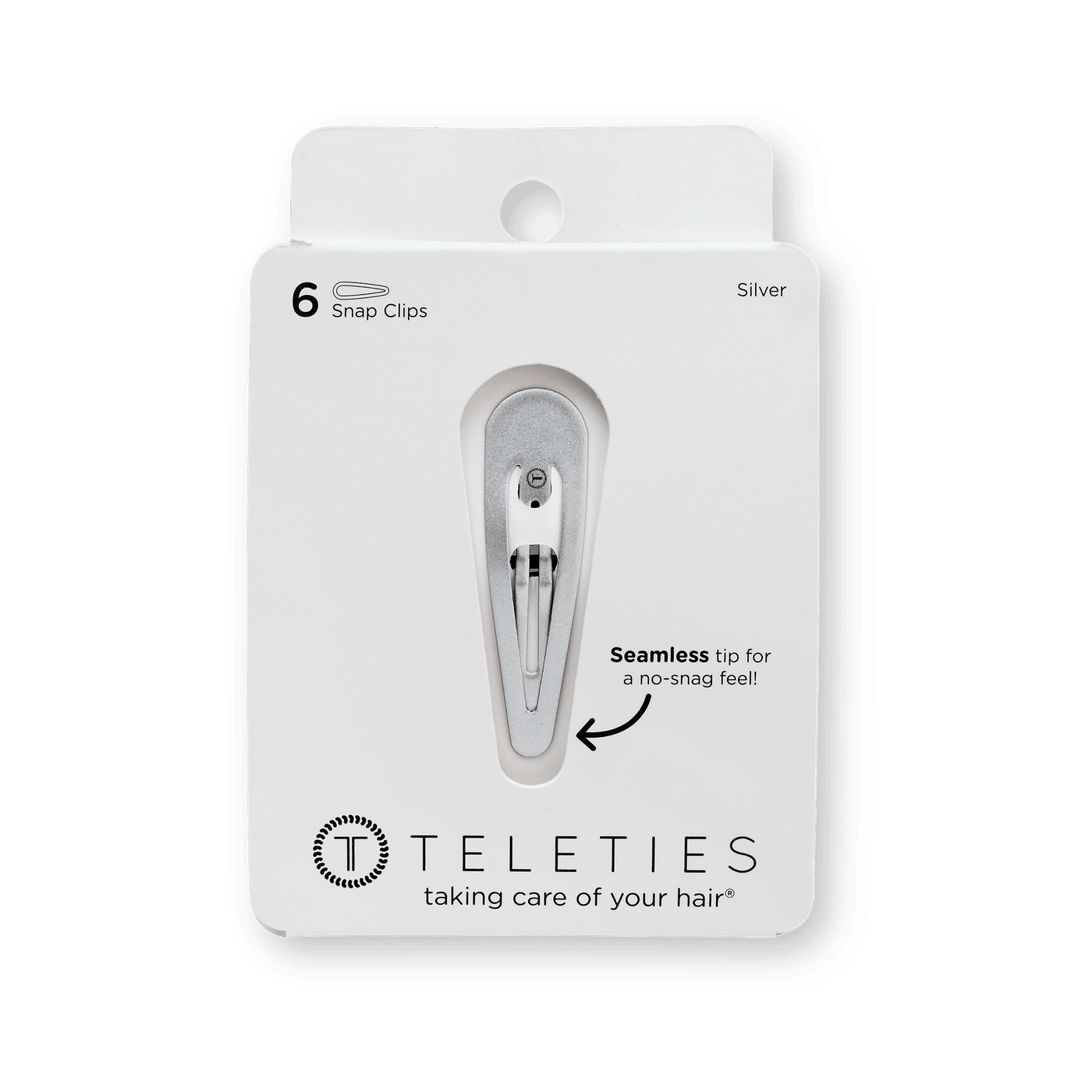 Silver Snap Clip (6Ct)