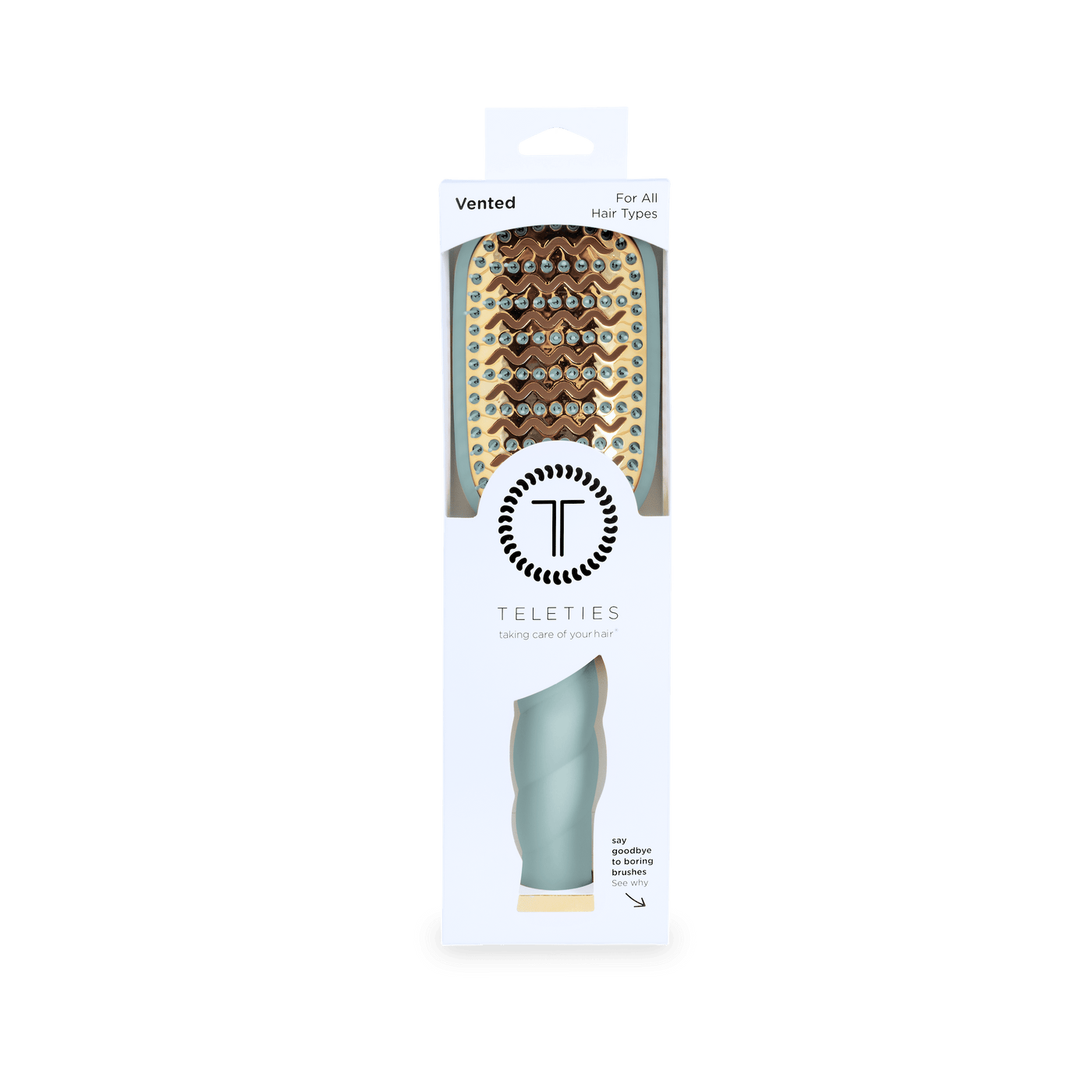Vented Hair Brush - Blue