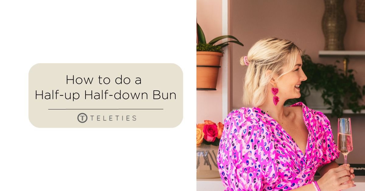 How to do a Half-up Half-down Bun Tutorial