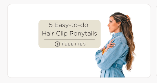 5 Easy-to-Do Hair Clip Ponytails & How to Style Them