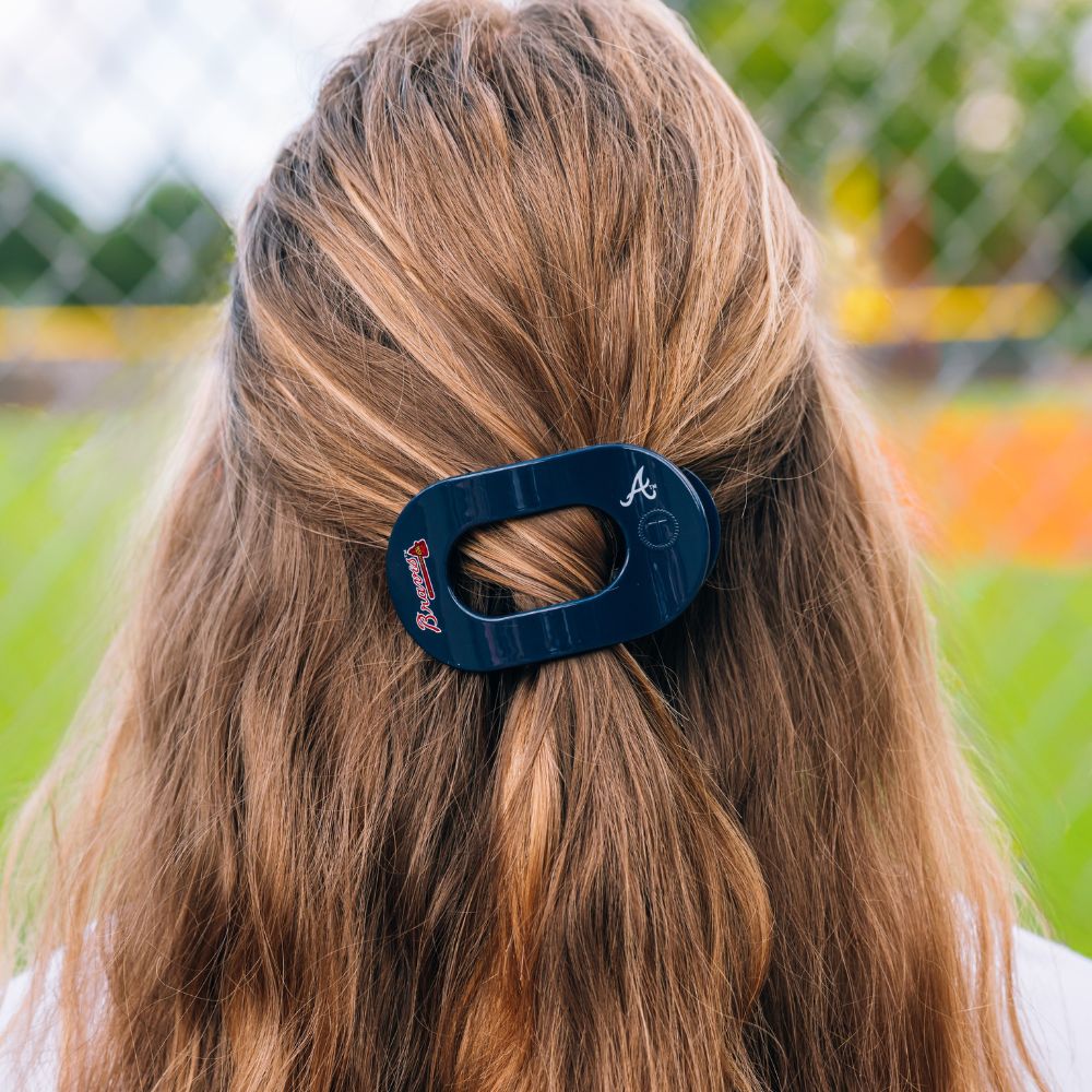 Atlanta Braves Small Flat Round Hair Clip