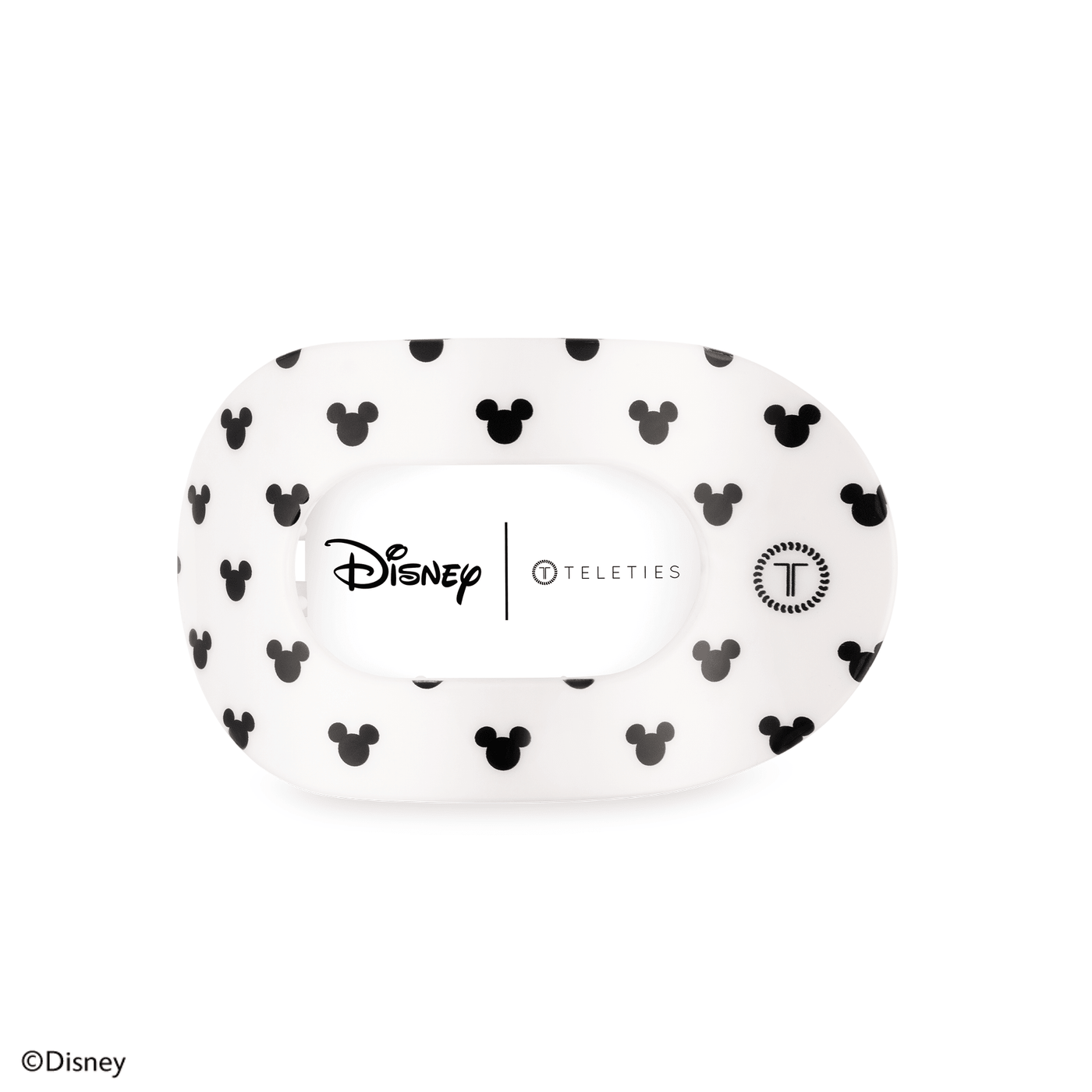 The Iconic Mickey Mouse Medium Flat Round Hair Clip