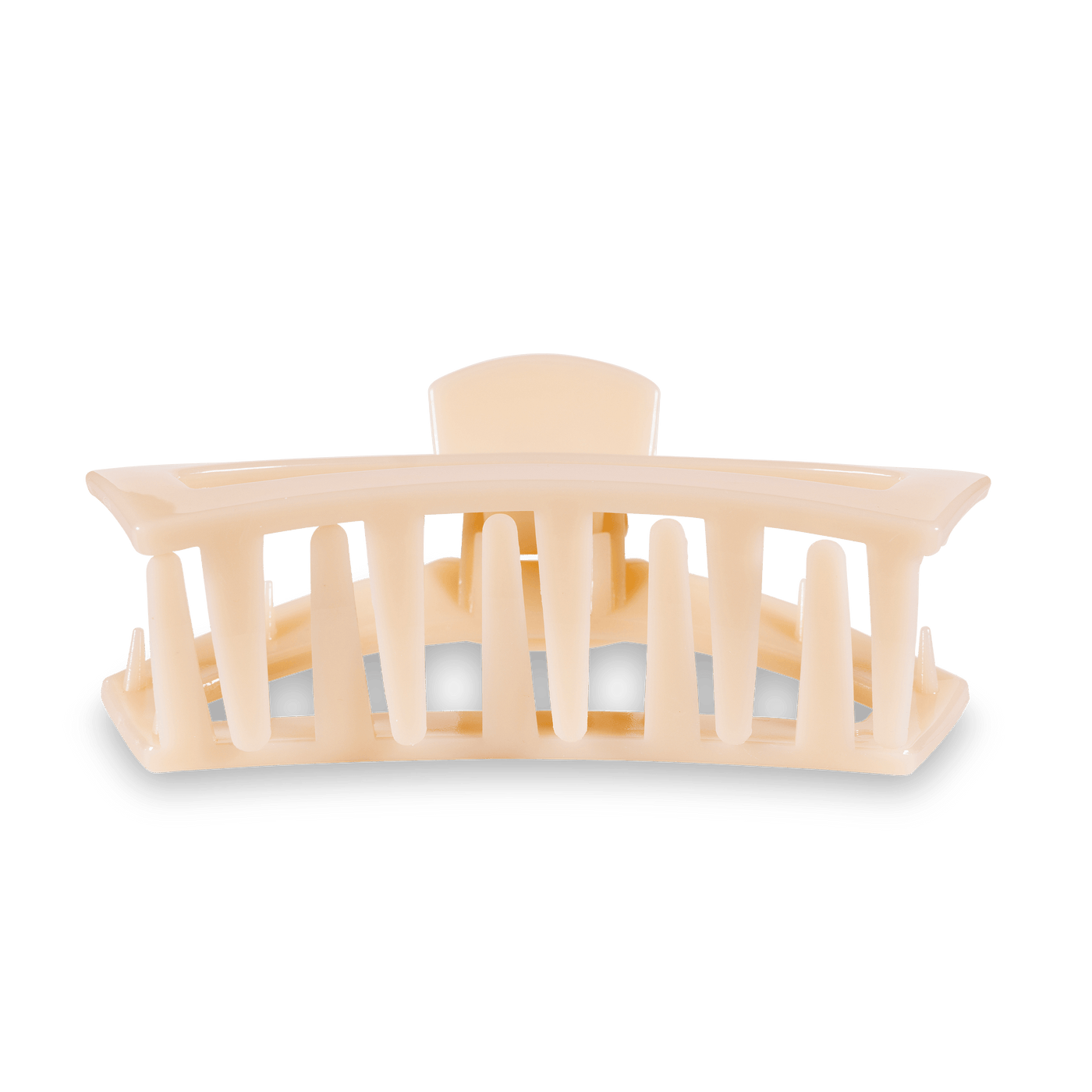 Open Almond Beige Large Hair Clip
