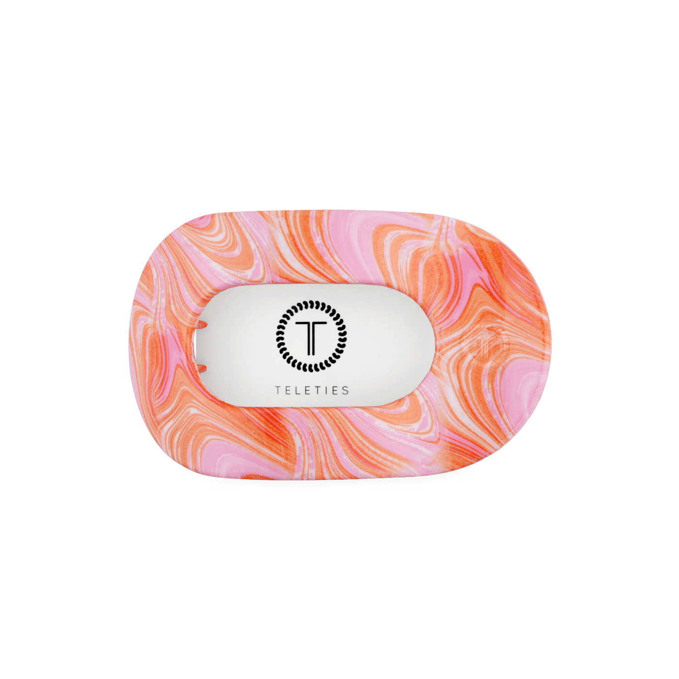 Just Keep Swimming Medium Flat Round Hair Clip
